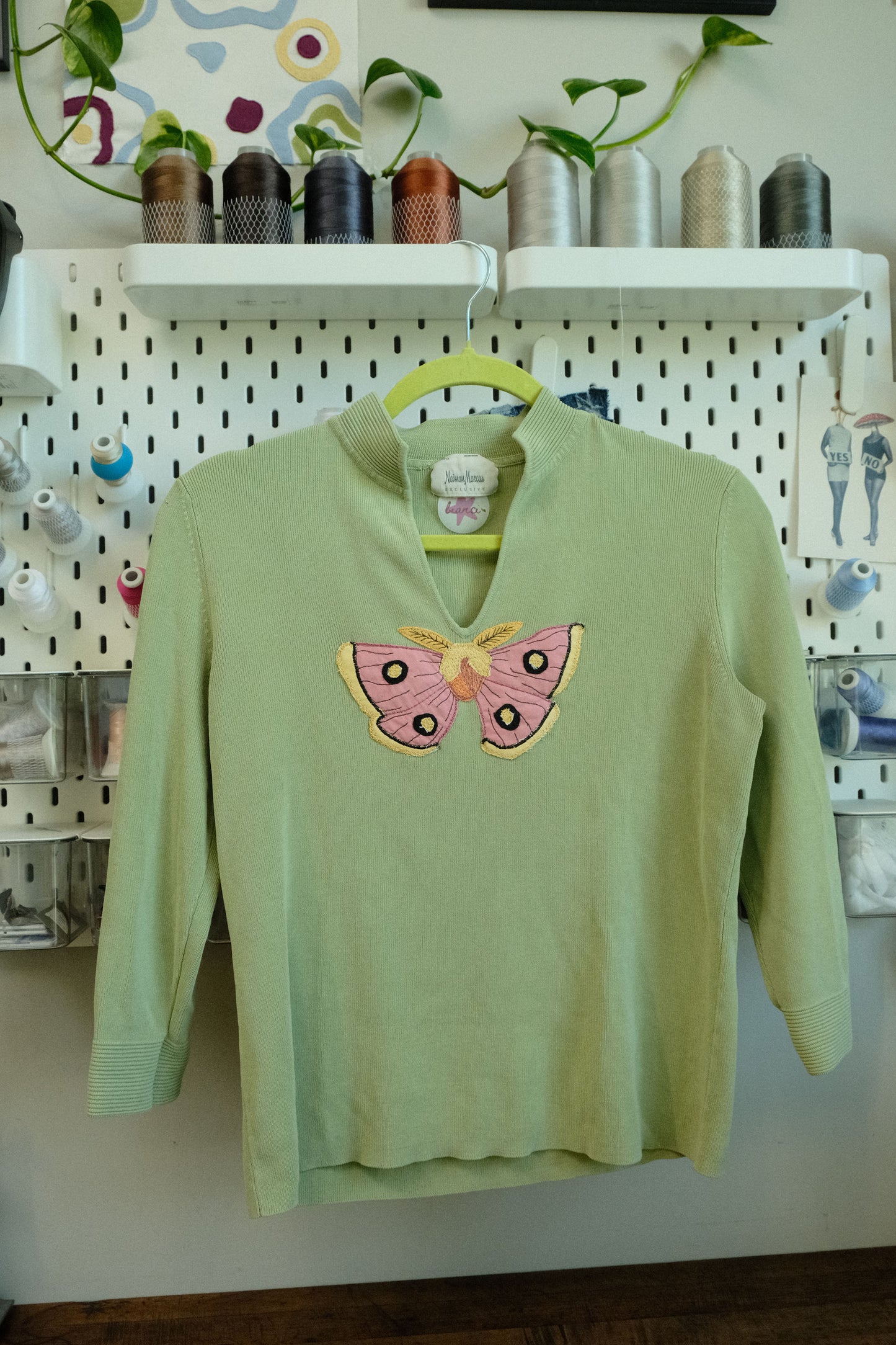 luna moth long sleeve *MEDIUM*