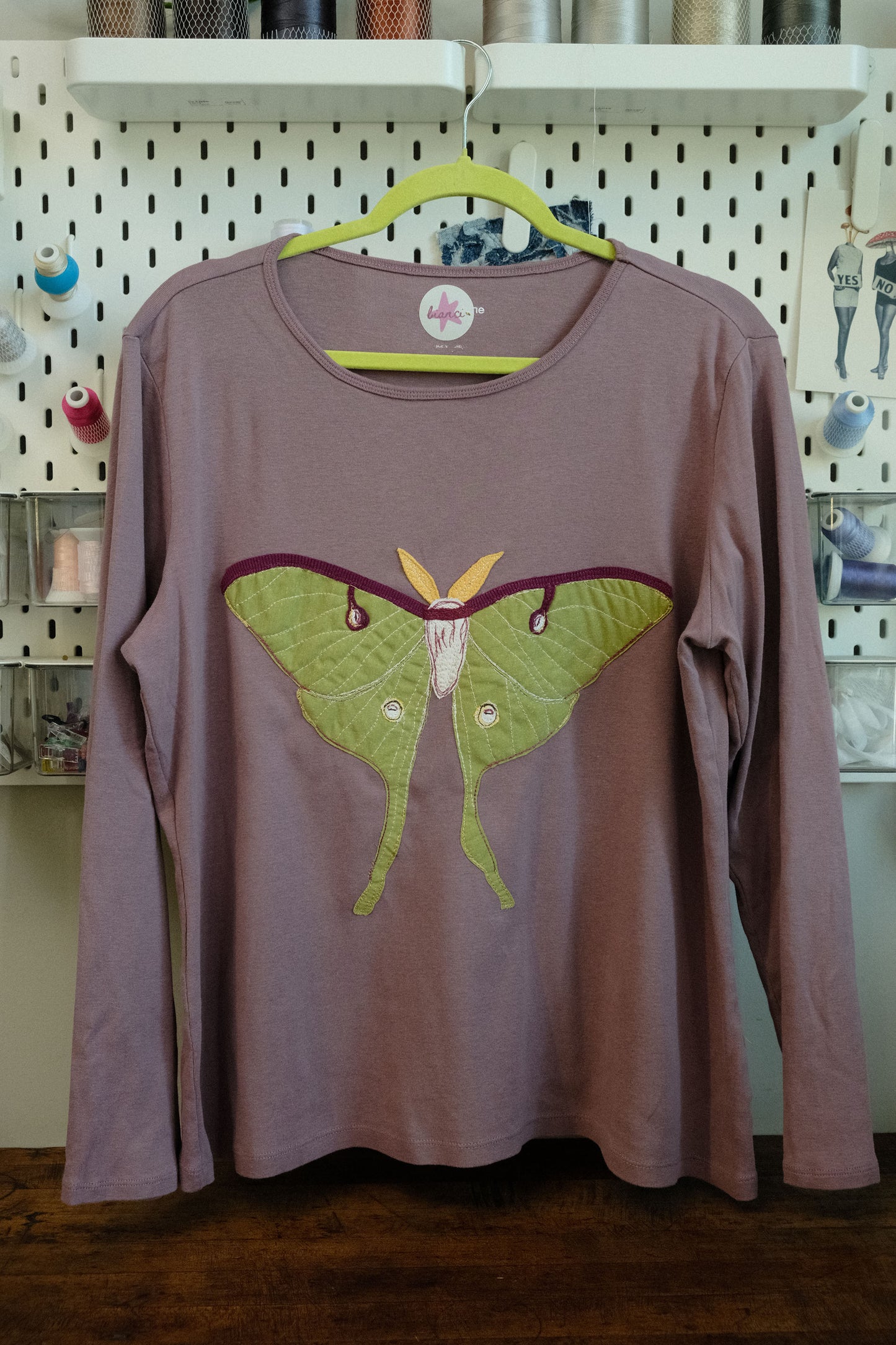 luna moth long sleeve *2XL*