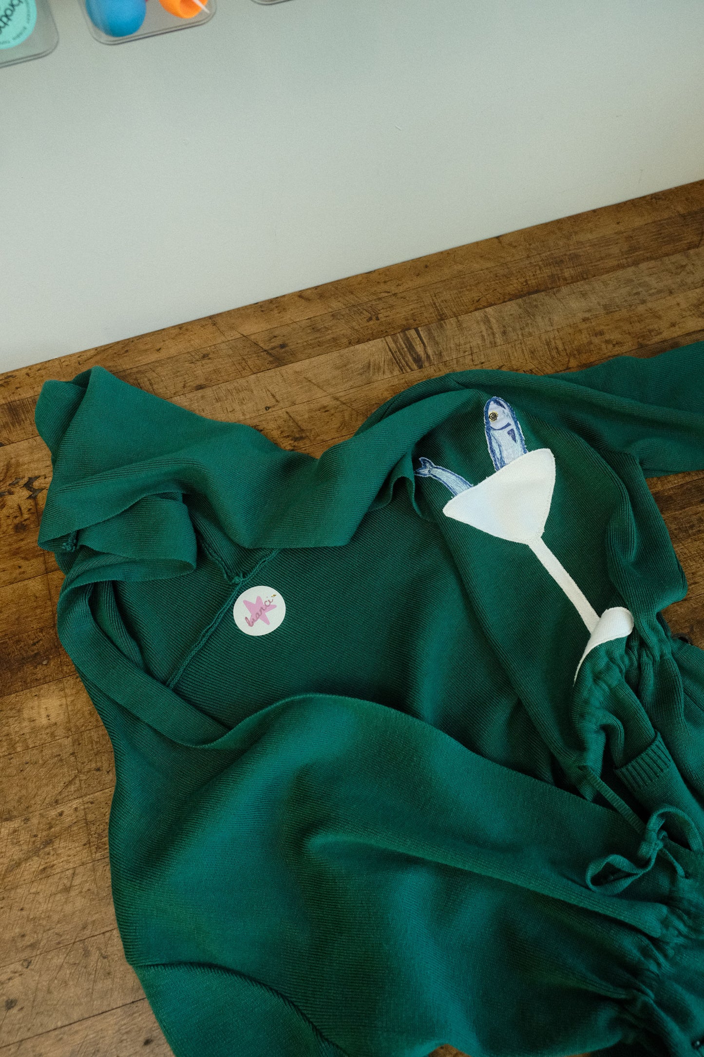 sardine sardini tie-up hoodie *MEDIUM*