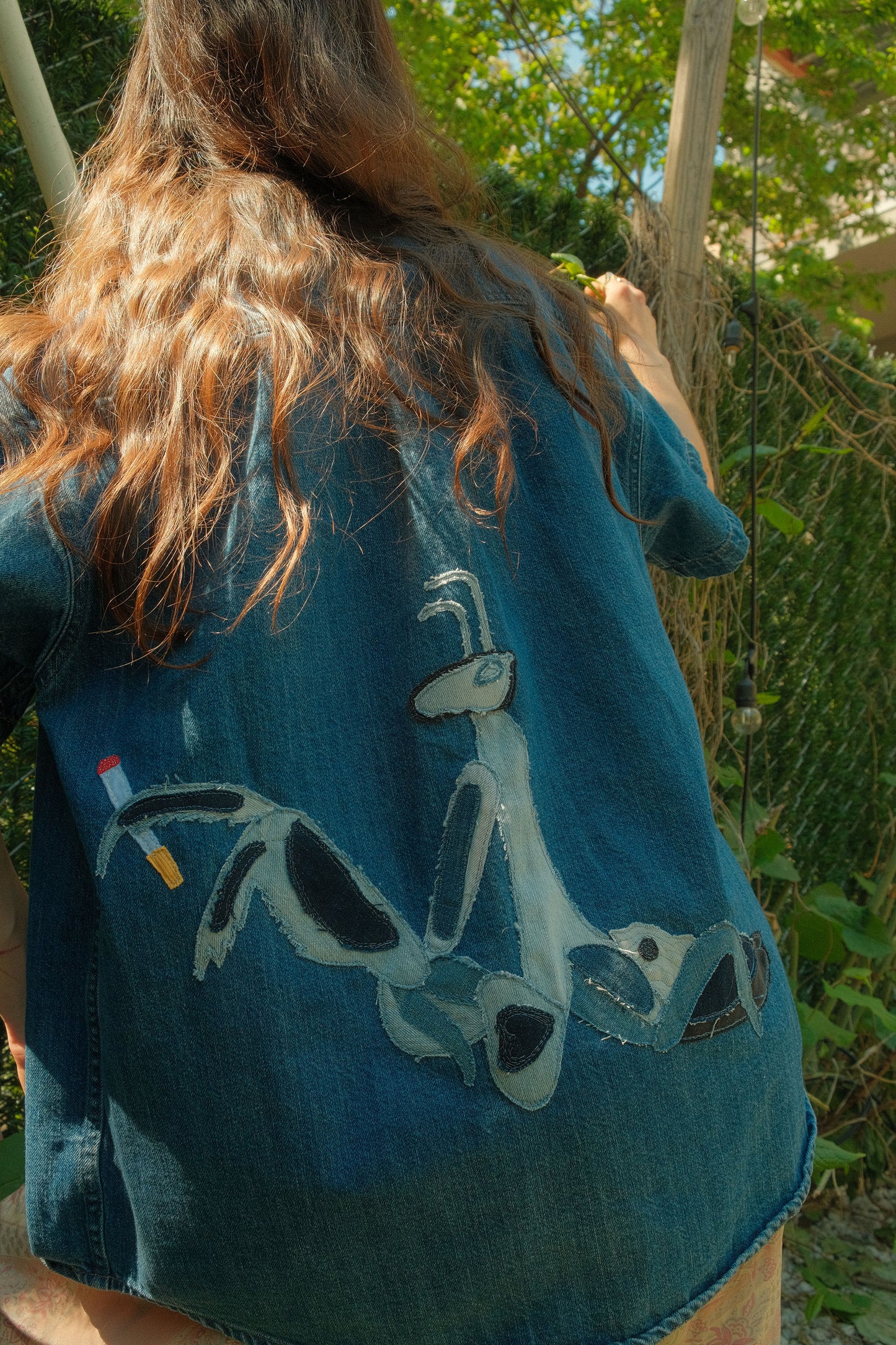 ciggy denim mantis button up *small oversized*