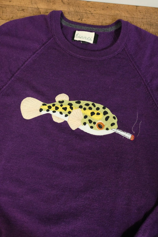 pufferfish crewneck *LARGE*