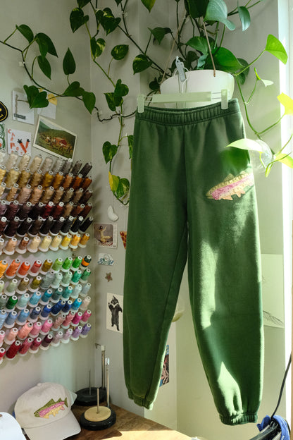 trout sweatpants *X SMALL oversized*