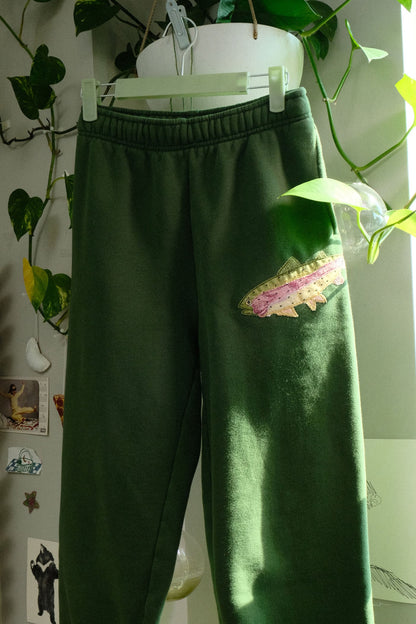 trout sweatpants *X SMALL oversized*