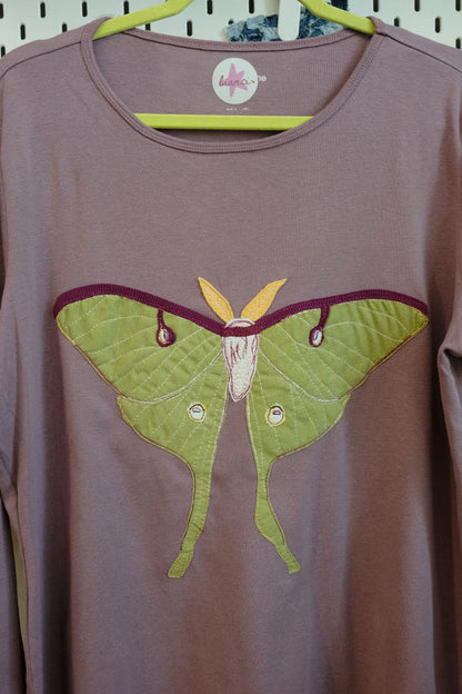 luna moth long sleeve *2XL*