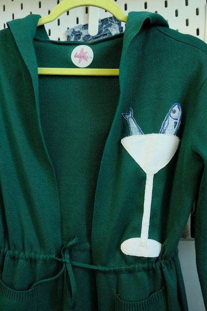sardine sardini tie-up hoodie *MEDIUM*