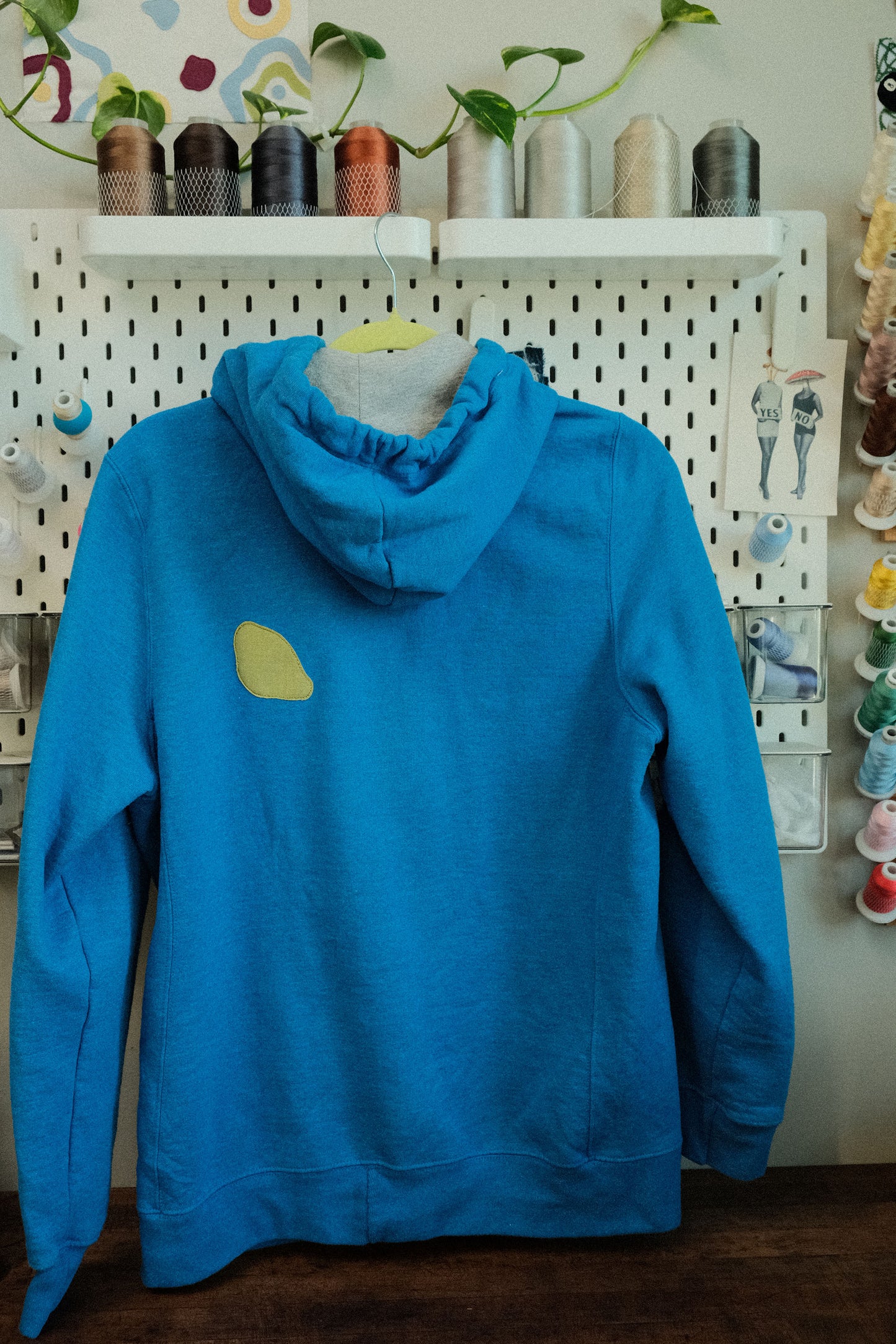 luna moth zip up *MEDIUM*