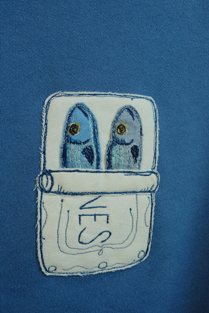 sardines! crewneck *XL*