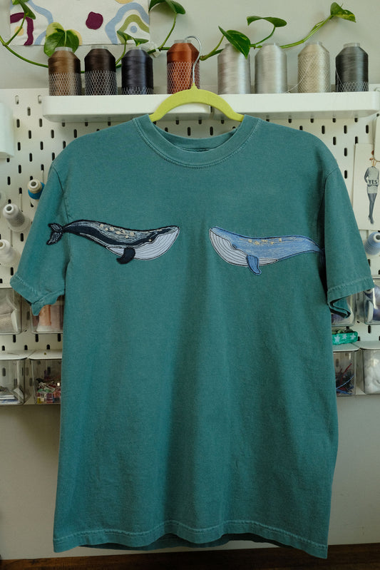 double whale tee *MEDIUM*