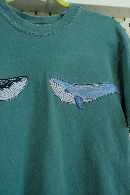 double whale tee *MEDIUM*