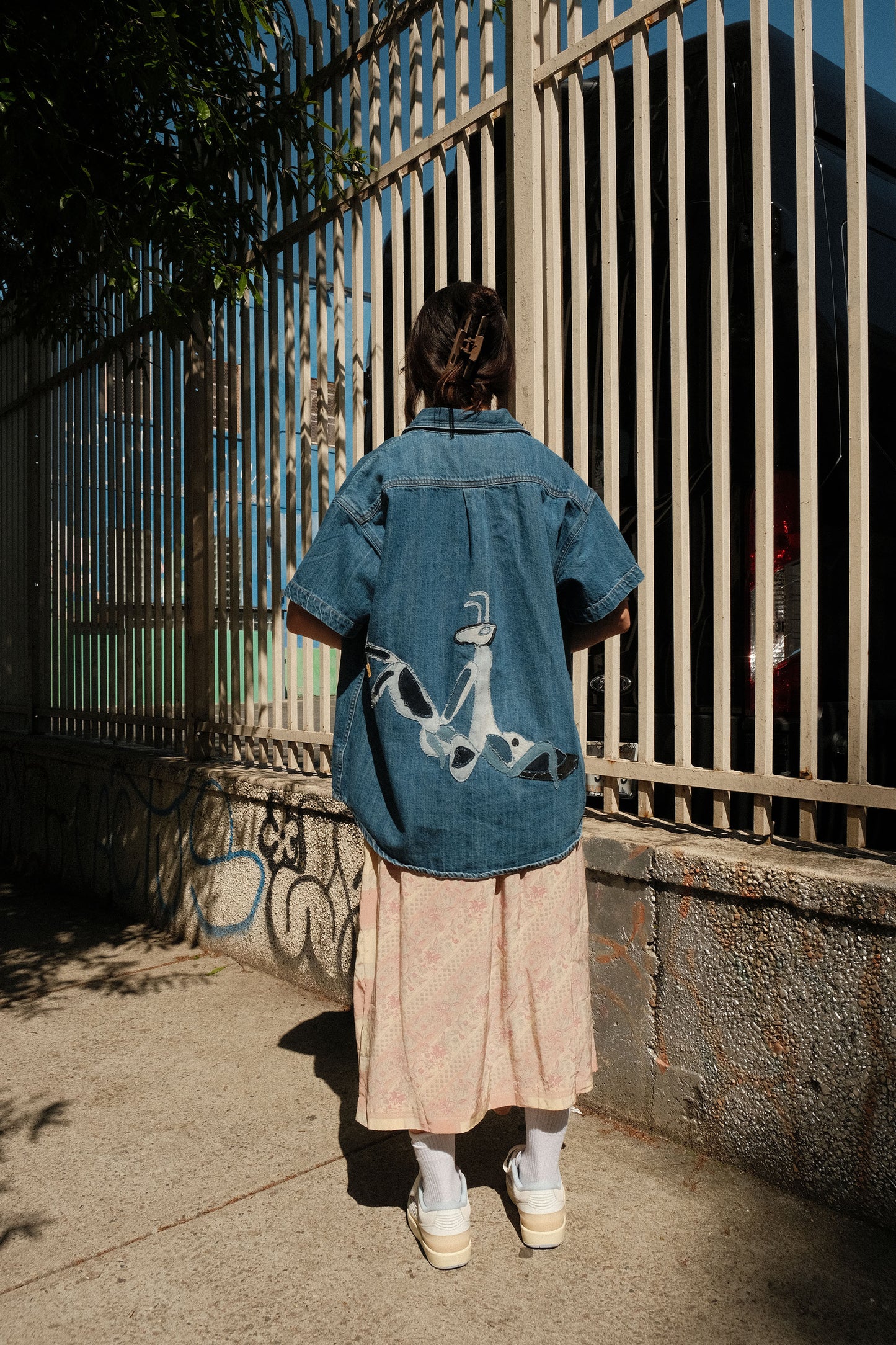 ciggy denim mantis button up *small oversized*