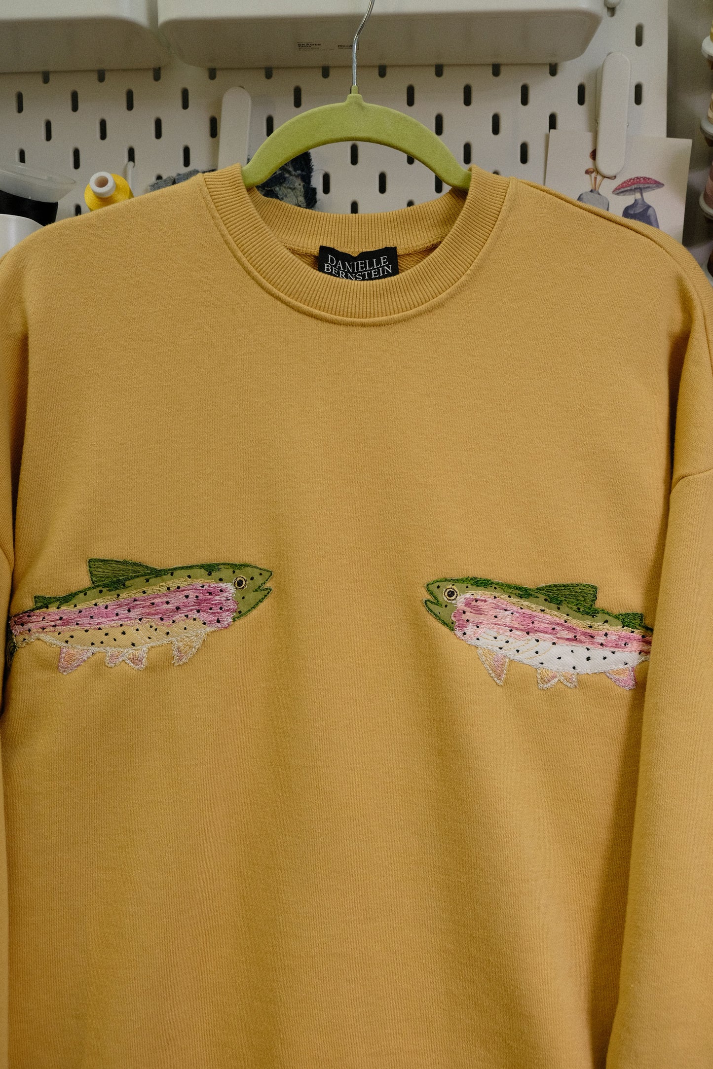 double trout crewneck *small oversized*