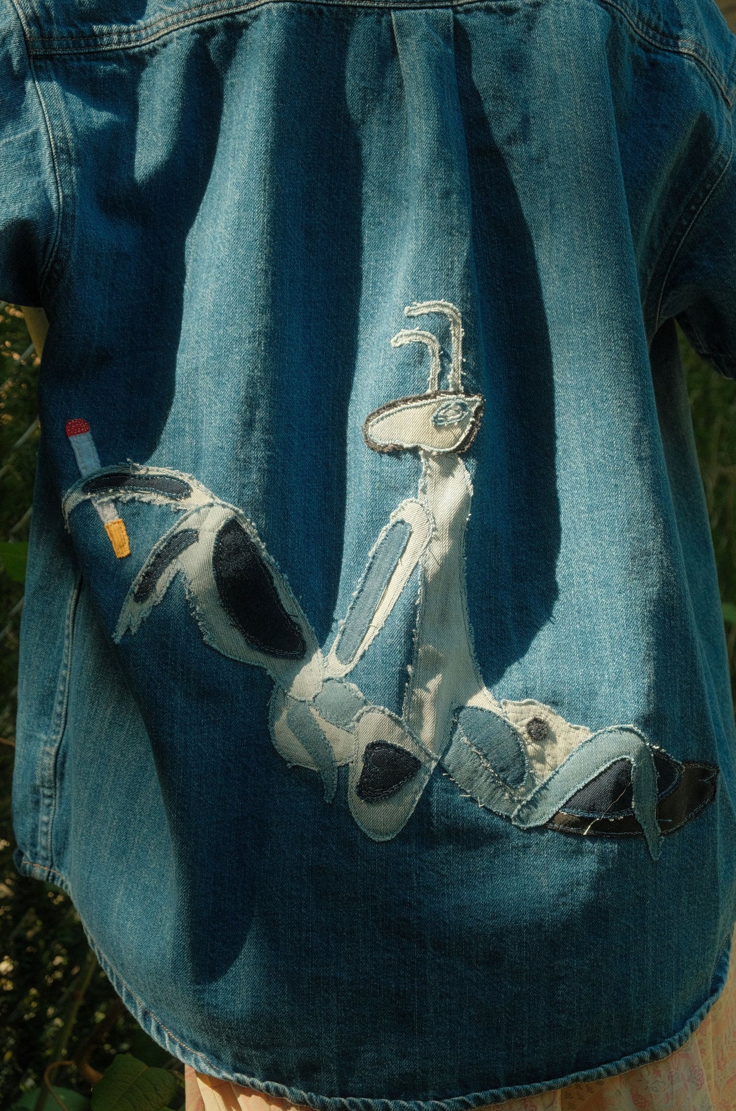 ciggy denim mantis button up *small oversized*