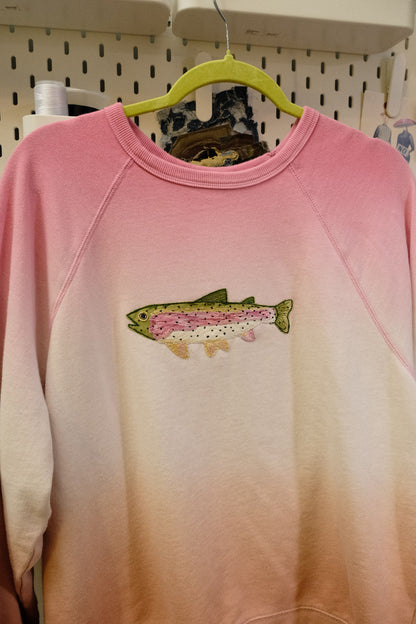 rainbow trout crewneck *medium*
