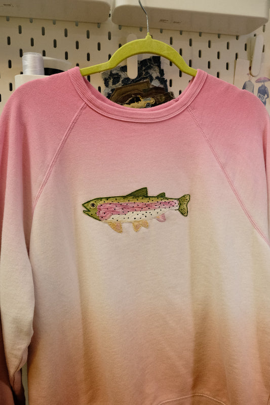 rainbow trout crewneck *medium*