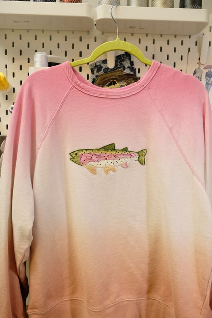 rainbow trout crewneck *medium*