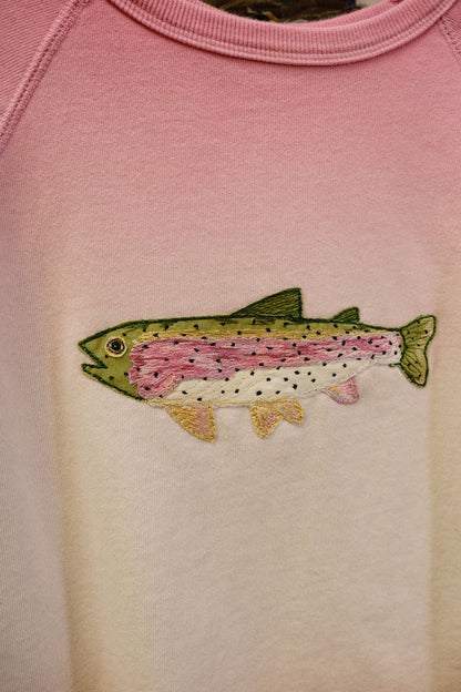 rainbow trout crewneck *medium*