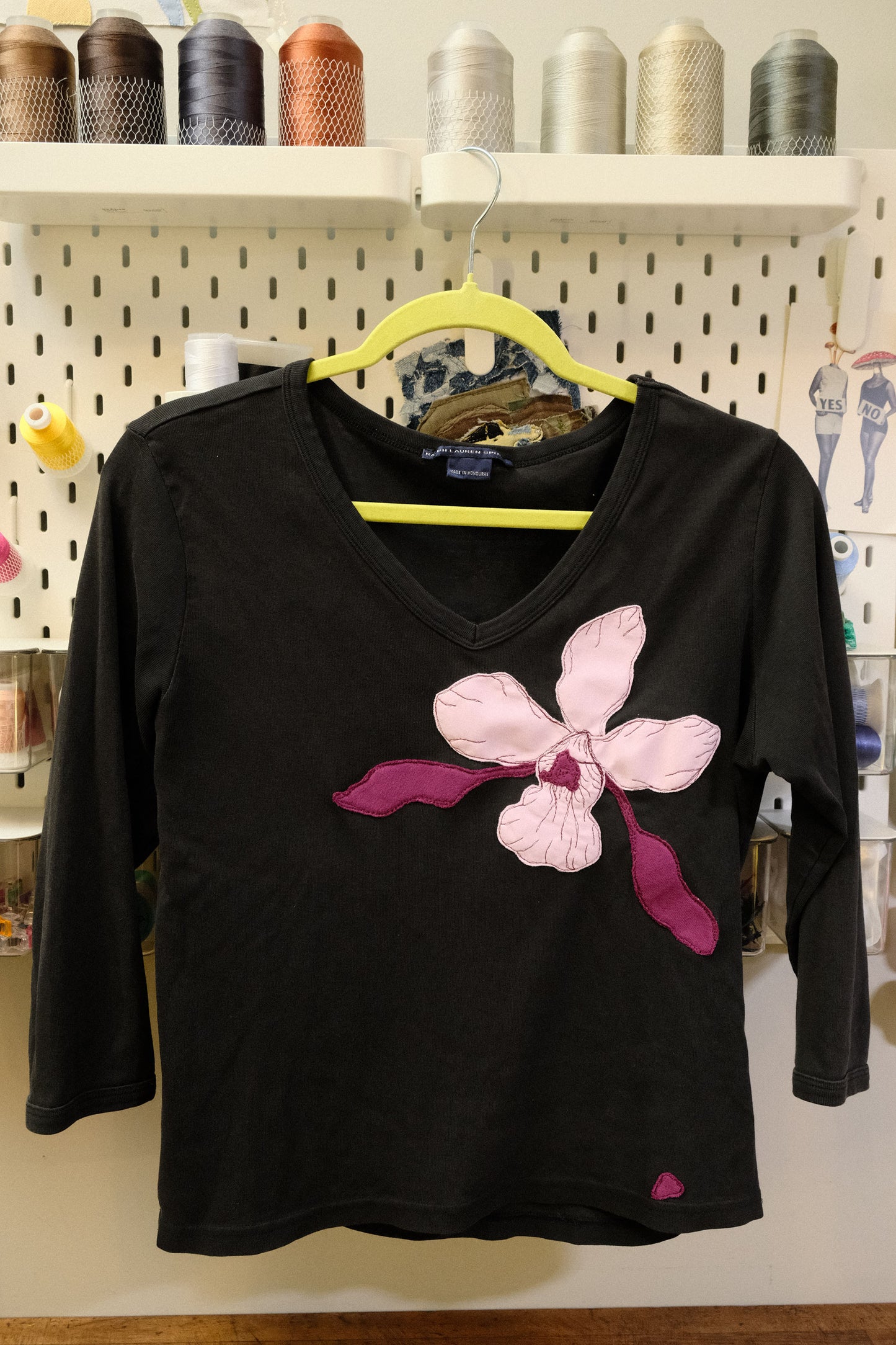 orchid quarter sleeve *large*