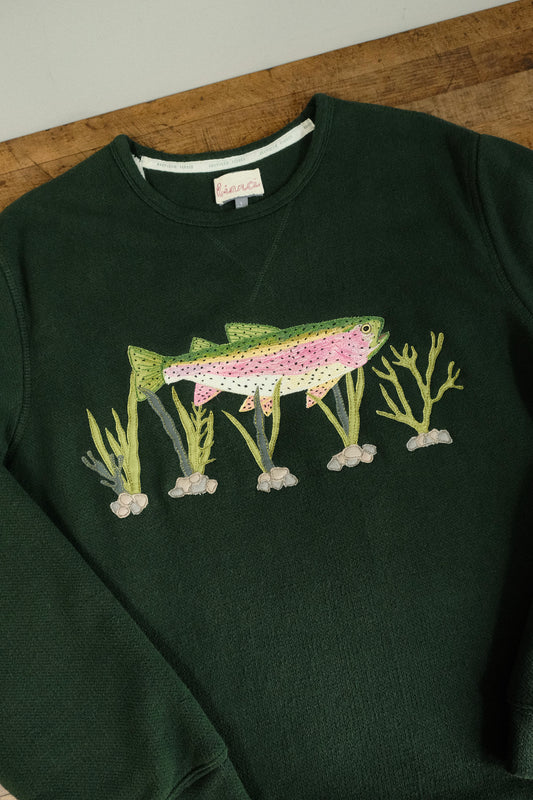 lake trout crewneck *LARGE*