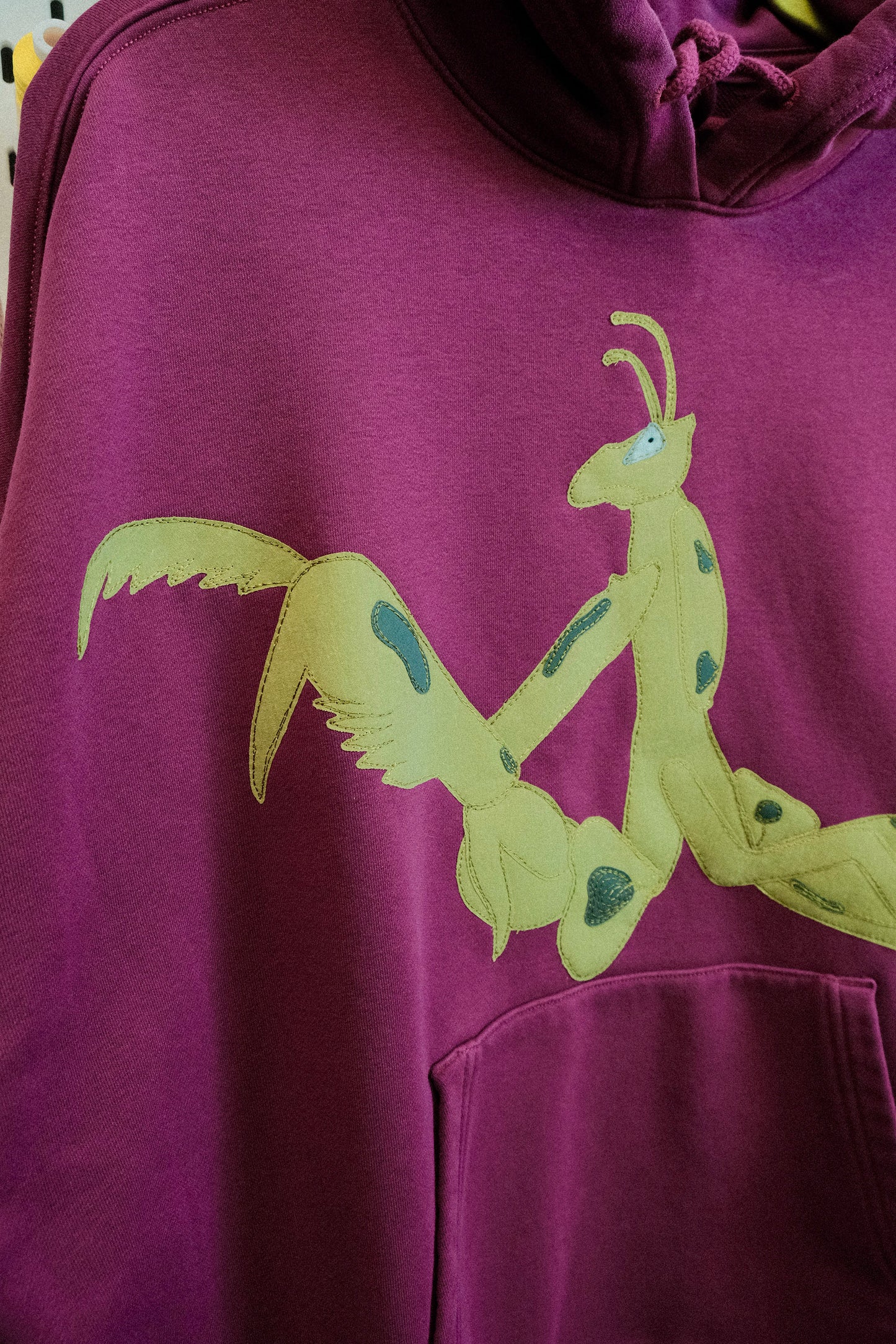 mega mantis star hoodie *women's S oversized*
