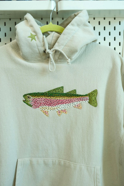 trout hoodie *LARGE*