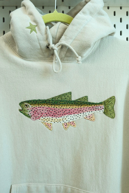 trout hoodie *LARGE*