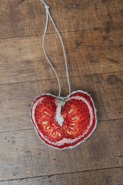 tomato slice ornament