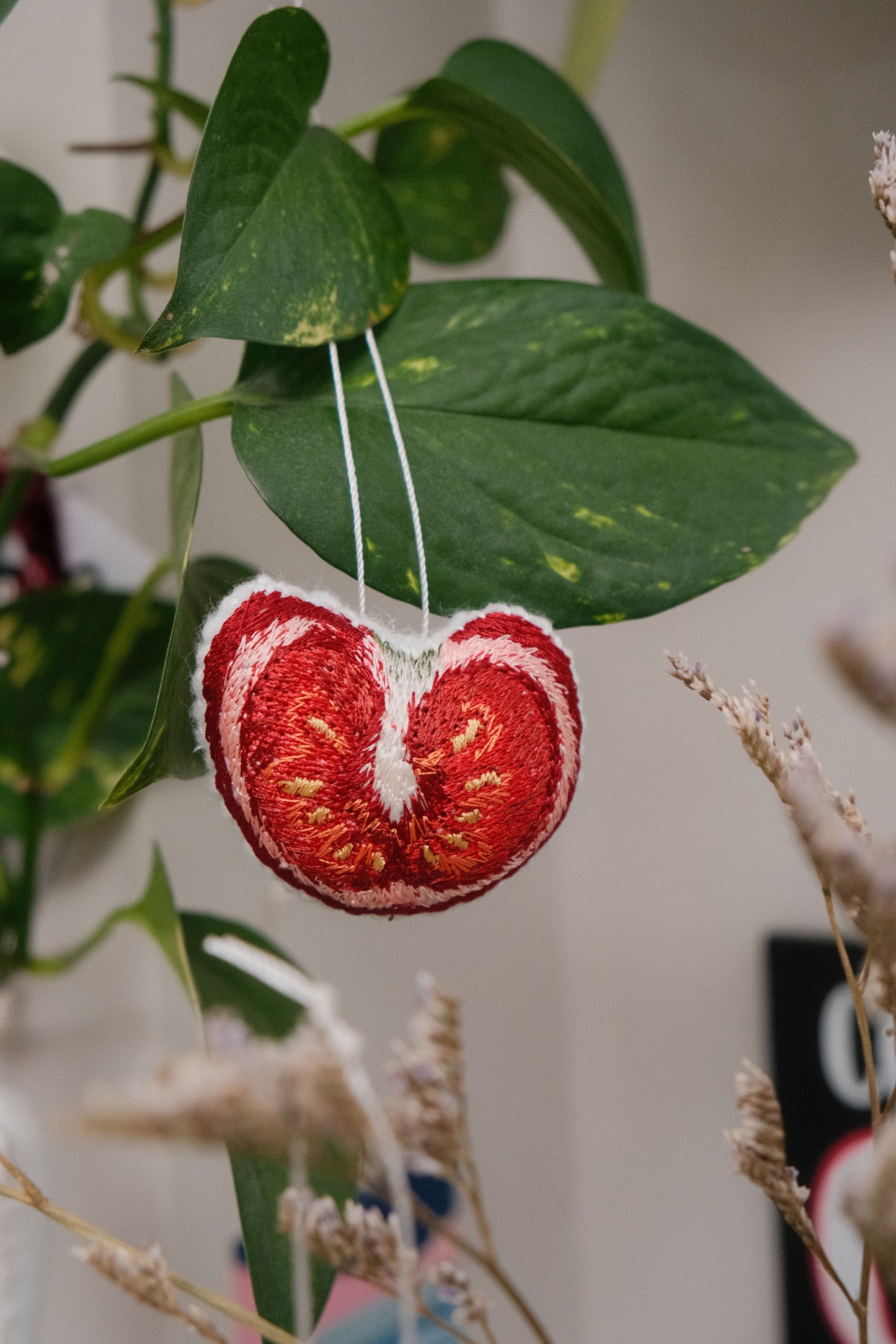 tomato slice ornament