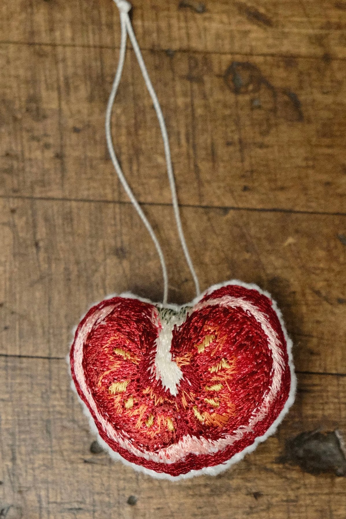 tomato slice ornament