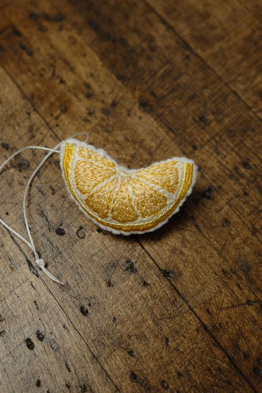 lemon slice ornament