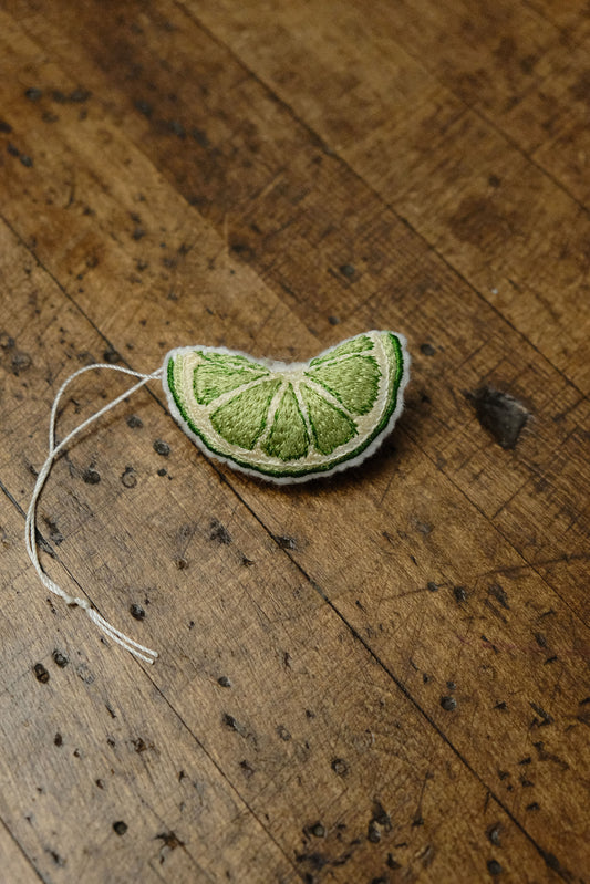 lime slice ornament