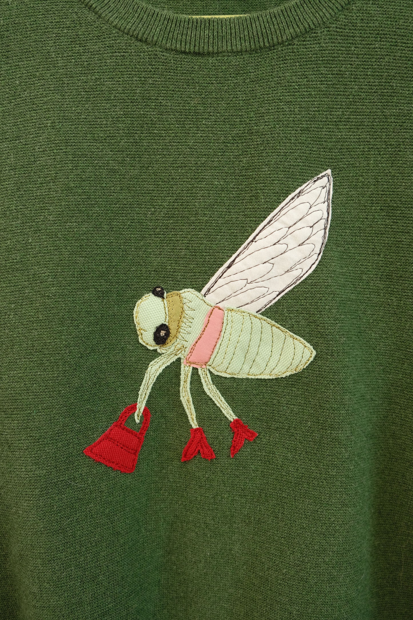 cicada in boots microknit sweater *large*