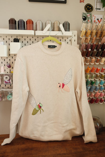 triple cicada sweater *medium/large*