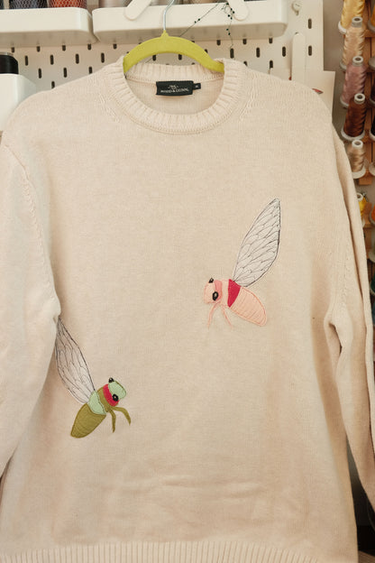 triple cicada sweater *medium/large*