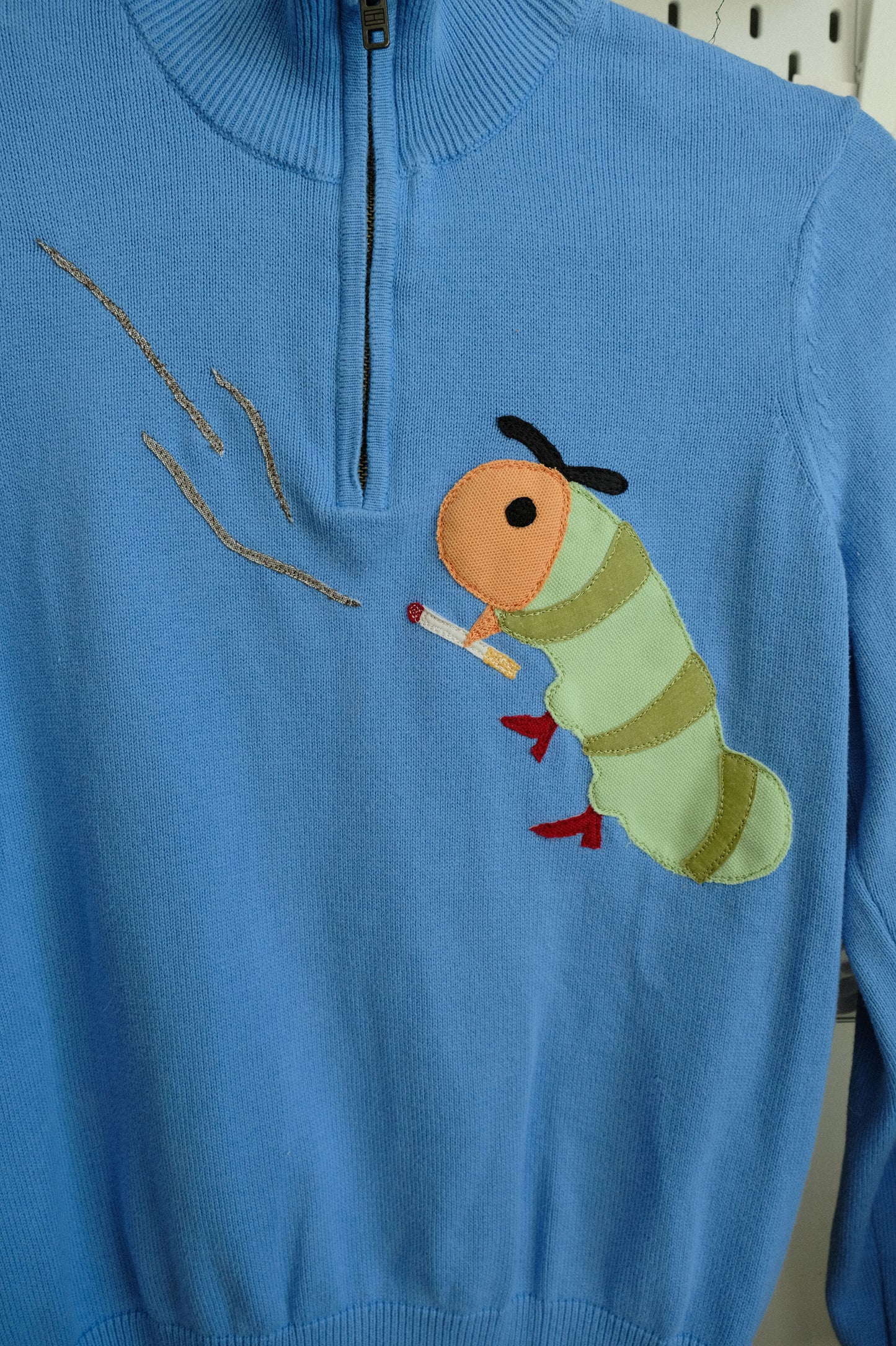 ciggy caterpillgirl quarter zip *small*