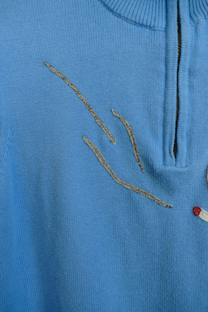 ciggy caterpillgirl quarter zip *small*