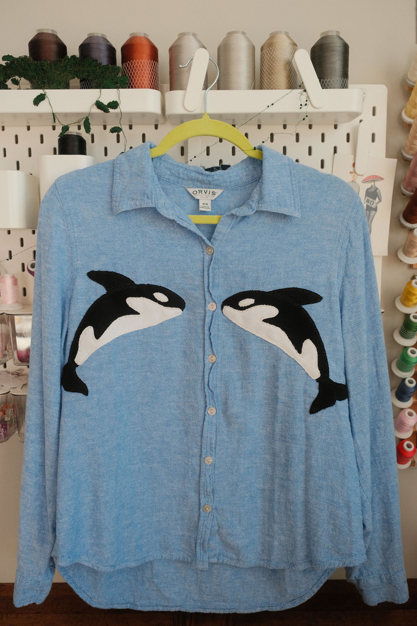 double orca button up *medium*