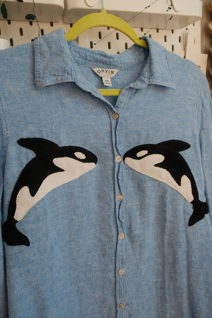 double orca button up *medium*