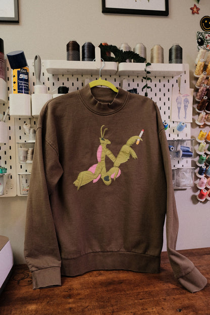 ciggy mantis mock neck *small oversized*