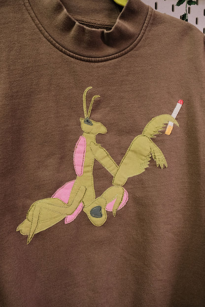 ciggy mantis mock neck *small oversized*