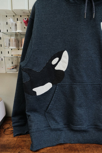double orca hoodie *large*