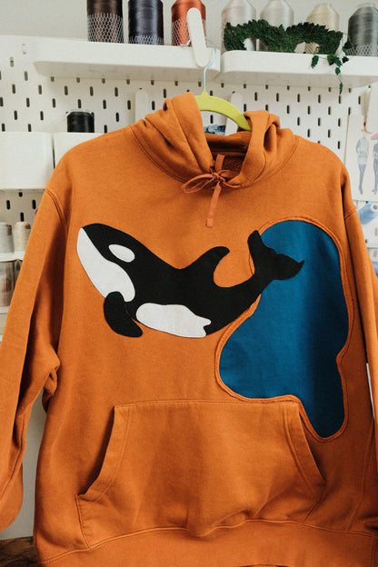 orca cutout hoodie *x large*