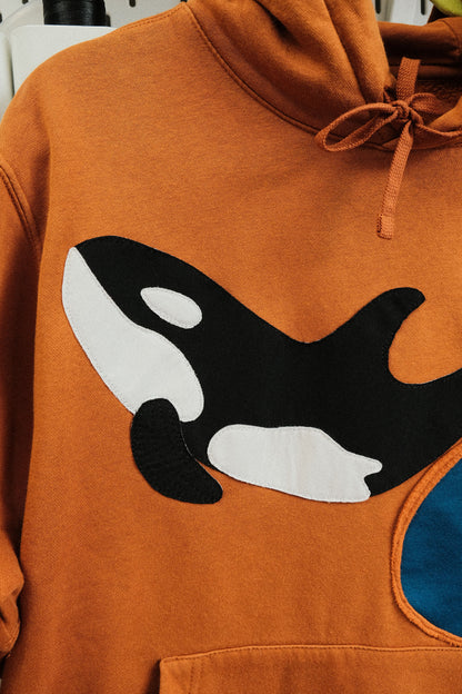 orca cutout hoodie *x large*