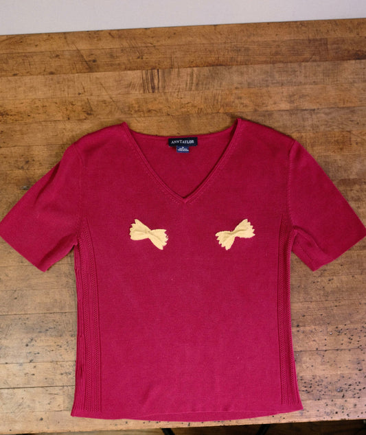 farfalle n!ps silk tee *small*