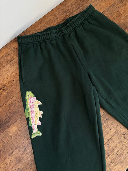 rainbow trout sweatpants *small*